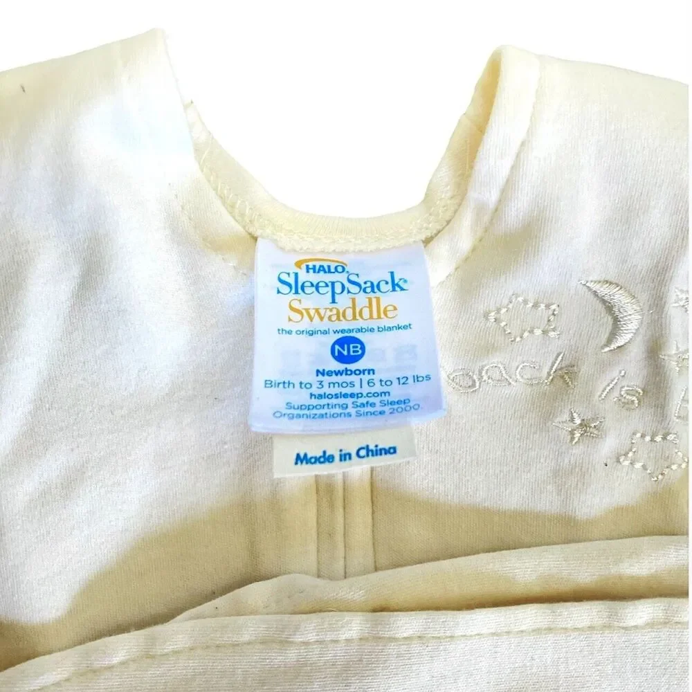Halo Sleep Sack Baby 0-3 Months, 6-12 lbs, Wearable Blanket Newborn Unisex